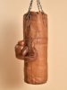 Afbeeldingen van JW & Sons - Retro Boxing Punch Bag 1920 - Brown