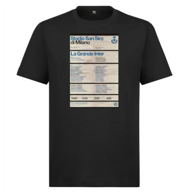LPFC - La Grande Inter 1965 Heavy T-Shirt - Zwart afbeelding