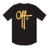 Afbeeldingen van Off The Pitch - Full Stop T-Shirt - Zwart/ Geel