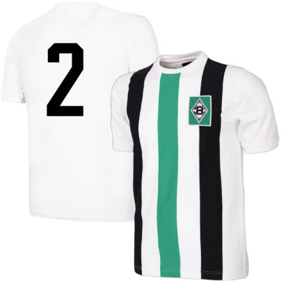 Borussia Monchengladbach Retro Voetbalshirt 1972-73 + 2 (Vogts) afbeelding