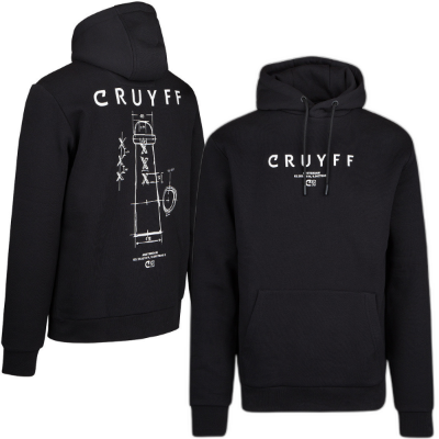 Sportus.nl Cruyff - CITY PACK Amsterdam Hoodie - Zwart