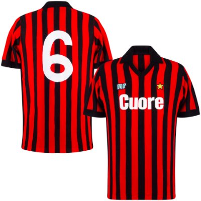 NR Nicola Raccuglia - AC Milan Official Replica Retro Shirt 1983-1984 afbeelding
