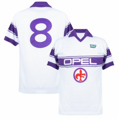 NR Nicola Raccuglia - Fiorentina Official Shirt Uit 1984-1985 + Nummer afbeelding
