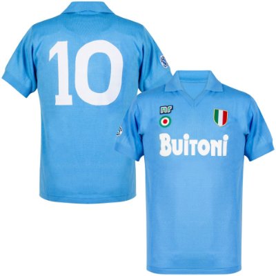 NR Nicola Raccuglia - Napoli Buitoni Maradona Official Retro Shirt 198 afbeelding