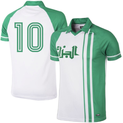 Algerije Retro Voetbalshirt WK 1982 + Nummer 10 afbeelding