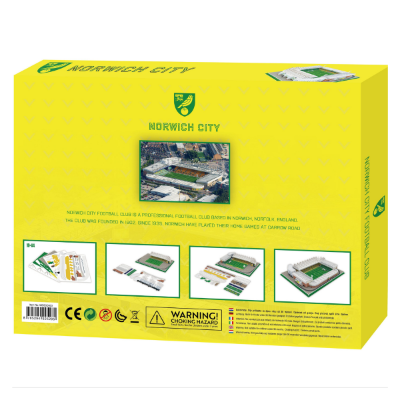 Norwich City Carrow Road Stadion – 3D Puzzel