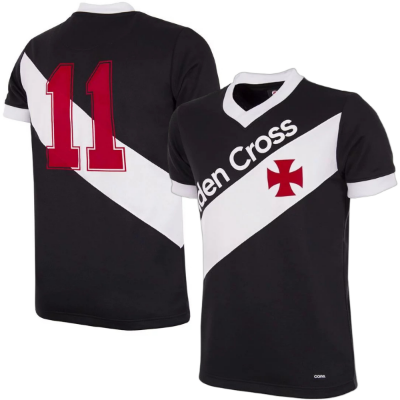 Vasco Da Gama Retro Voetbalshirt 1985 + 11 afbeelding