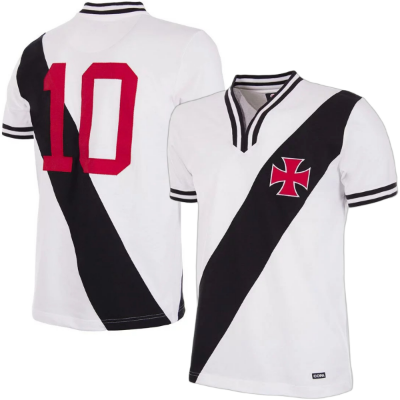 Vasco Da Gama Retro Uitshirt 1975 + 10 afbeelding