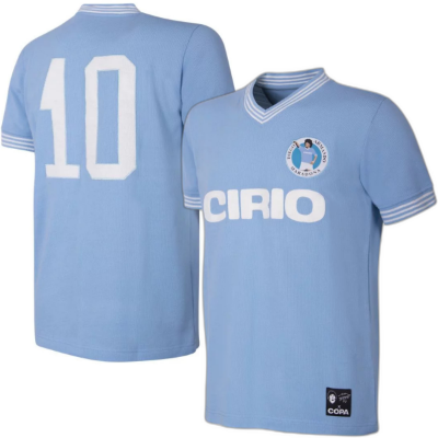 Napoli Maradona Retro Voetbalshirt 1984 + 10 afbeelding