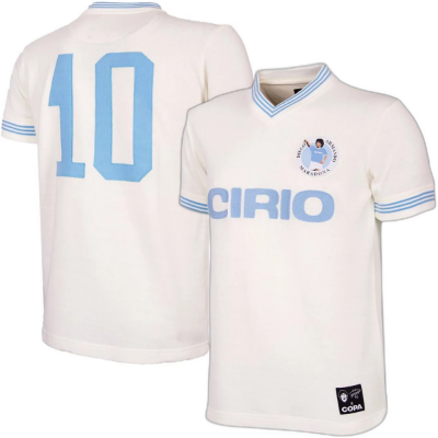 Napoli Maradona Retro Uitshirt 1984 + 10 afbeelding