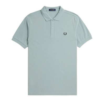 Fred Perry - Plain Polo Shirt - Silver Blue afbeelding