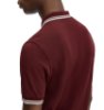 Afbeeldingen van Fred Perry - Twin Tipped Poloshirt - Oxblood/ Ecru