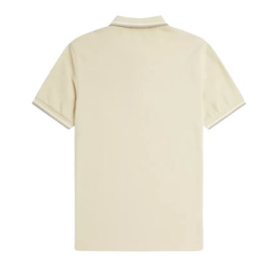 Fred Perry – Twin Tipped Poloshirt – Oatmeal/ Snow / Warm