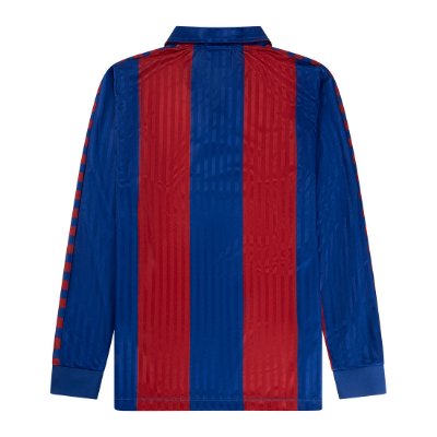 Meyba Barcelona Retro Voetbalshirt 1989-1992 Lange Mouwen