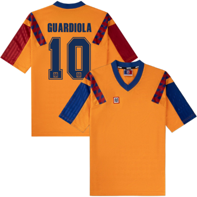 Meyba - Barcelona Retro Voetbalshirt 1991-1992 + Guardiola 10