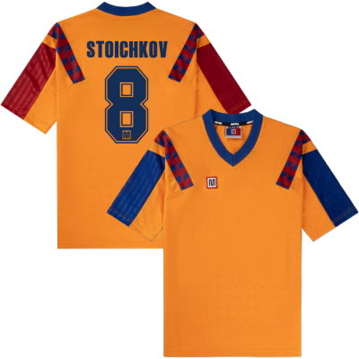 Meyba - Barcelona Retro Voetbalshirt 1991-1992 + Stoichkov 8