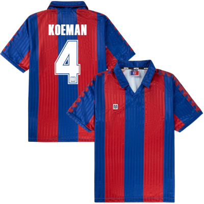Meyba - Barcelona Retro Voetbalshirt 1989-1992 + Koeman 4