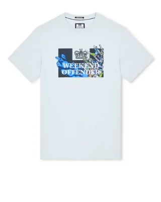 Weekend Offender - Molazza Graphic T-Shirt - Lichtblauw afbeelding