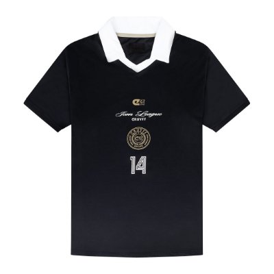 Cruyff - Icon League Soccer Polo - Zwart