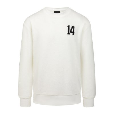 Cruyff - Boucle 14 Crew Neck Sweater - Wit