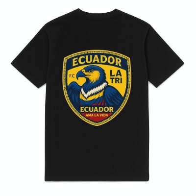 FC ELEVEN - Ecuador La Tri Heavy T-Shirt - Zwart afbeelding