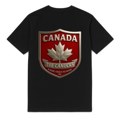 FC ELEVEN - Canada The Canucks Heavy T-Shirt - Zwart afbeelding
