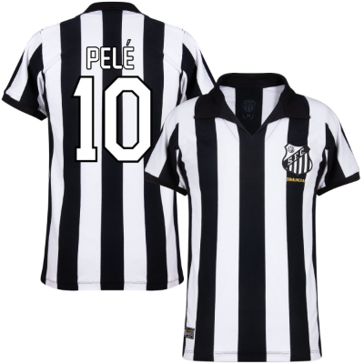 Santos Retro Shirt Uit 1962-1963 + PelÃ© 10