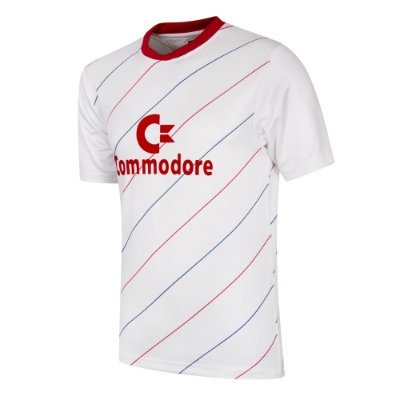 Bayern Munchen Retro Voetbalshirt 1985-1986 afbeelding