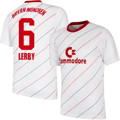 Bayern Munchen Retro Voetbalshirt 1985-1986 + Lerby 6 afbeelding