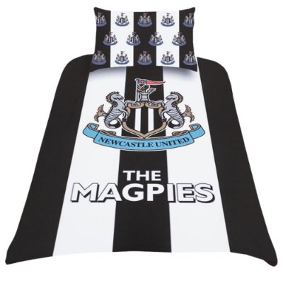 Newcastle United Dekbedovertrek & Kussensloop (1 Persoon)
