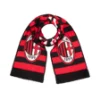 AC Milan Stripes Fan Scarf - Red/ Black
