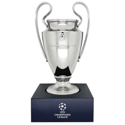UEFA Champions League 3D Replica Trofee op Display Stand (15 cm)