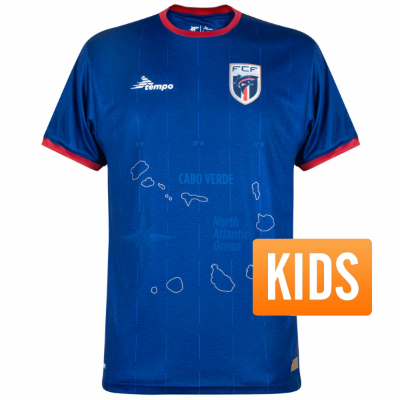 Tempo Sport - KaapverdiÃ« Shirt Thuis 2024-2025 - Kinderen