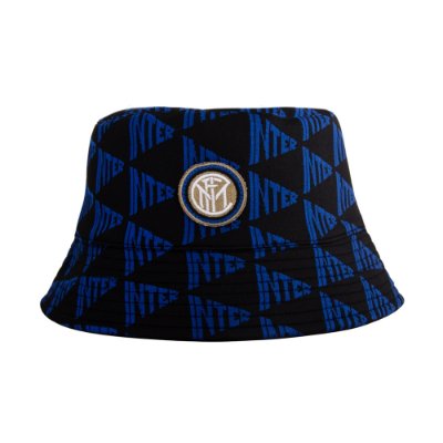 COPA Football - FC Internazionale All Over Pattern Bucket Hat - Zwart/