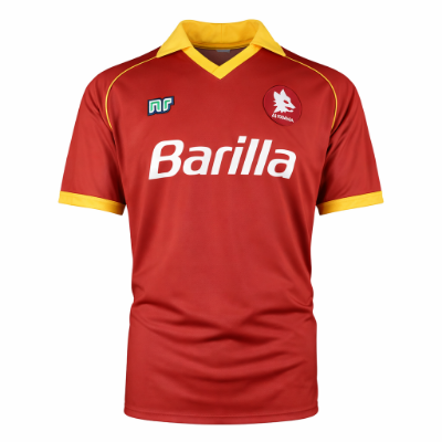 NR Nicola Raccuglia - AS Roma Shirt Thuis 1990-1991 + Nummer 10 (Giann