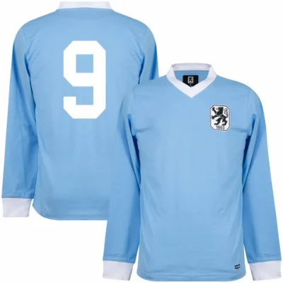 TSV 1860 MÃ¼nchen Retro Voetbalshirt 1965-1966 + Nummer 9