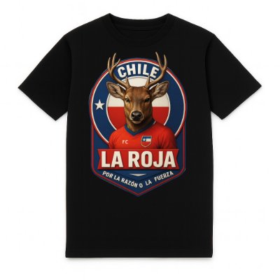 FC ELEVEN - Chili La Roja Heavy T-Shirt - Zwart
