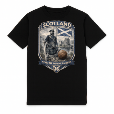 FC ELEVEN - Scotland Guardian Heavy T-Shirt - Zwart