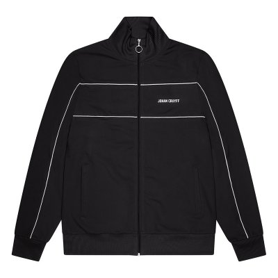 Johan Cruyff - Retro Trainingsjack - Zwart