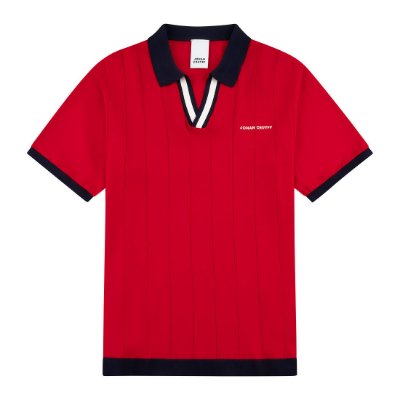 Johan Cruyff - Retro Sport Polo Shirt - Rood