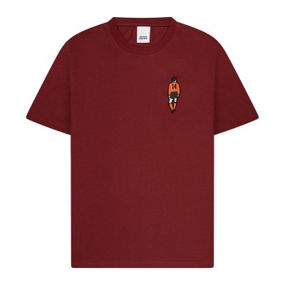 Johan Cruyff - Luxury Signature T-Shirt - Bordeaux