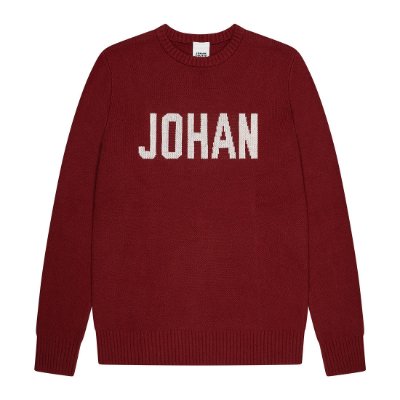 Johan Cruyff - Johan Knit Crewneck Sweater - Rood
