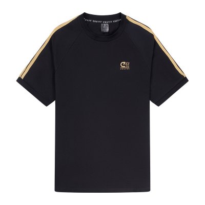 Cruyff Sports - Onyx Retro T-Shirt + Cruyff 14 - Zwart/ Goud