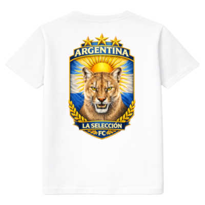 FC ELEVEN - Argentinië La Selección Heavy T-Shirt - Wit