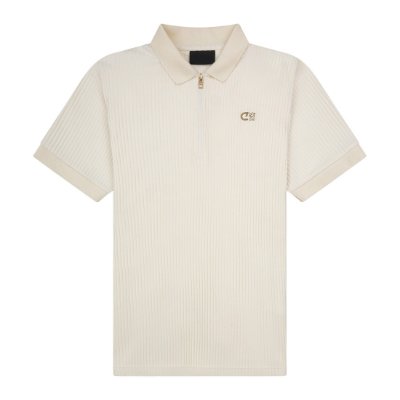 Cruyff - Toresso Polo Shirt - Cream/ Gold