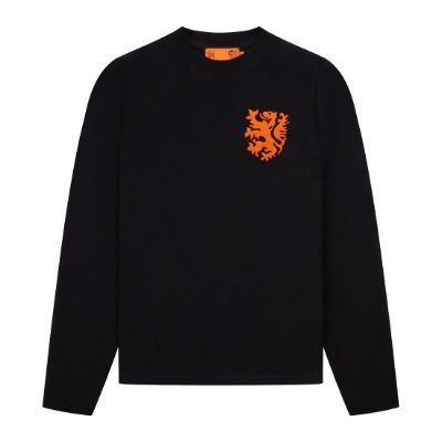 Cruyff - Legacy Holland Retro Lange Mouwen Shirt - Zwart