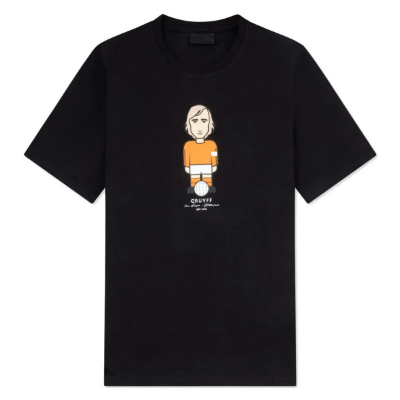 Cruyff - Avatar Holland T-Shirt - Zwart/ Oranje