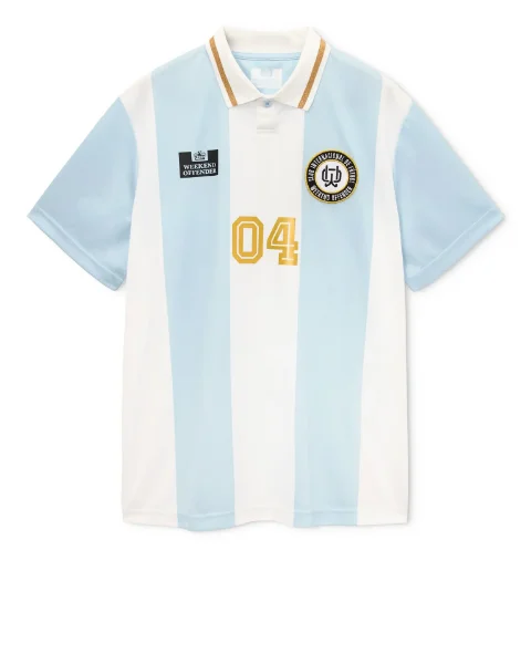 Weekend Offender - Moulay Football Shirt - Sky Blue