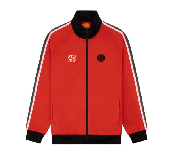 Cruyff - Marokko Retro Trainingsjack - Rood