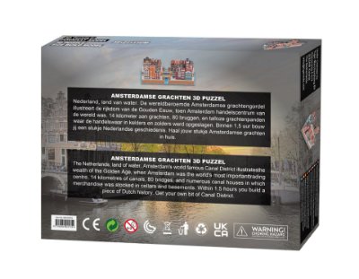 Amsterdamse Huisjes 3D Puzzel